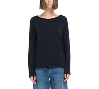 Replay Camiseta de Manga Larga para Mujer con Cuello de Barco, 970 Dark Navy, XS