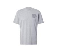 REPLAY Camiseta gris moteado / negro, Talla L