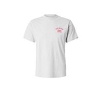 REPLAY Camiseta gris moteado / rojo, Talla L