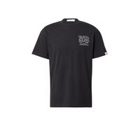 REPLAY Camiseta gris / negro, Talla L