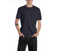 Replay Camiseta M3097 para Hombre, 067 Azul Noche, XL