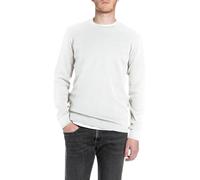 Replay Camiseta para Hombre, 011 Natural White, XXL