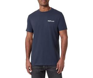 Replay Camiseta para Hombre, 087 Navy., M