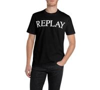 Replay M3099 Camiseta, 098 Negro, 3XL Hombres
