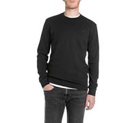 Replay Camiseta para Hombre, 098 Negro., M