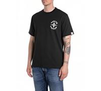 Replay Camiseta para Hombre, 098 Negro., S