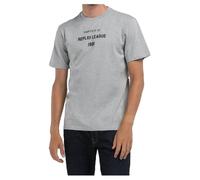 Replay Camiseta para Hombre de Corte Regular, M08 Light Grey Melange, L