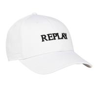 REPLAY AX4161.002.A0113, Gorra de béisbol de algodón para unisex adulto, Blanco (Optical White 001), Talla única