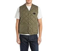 Replay Chaleco de nailon de ajuste regular para hombre, 317 MUD GREEN, M