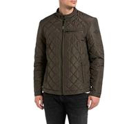 Replay M8000 Chaqueta de Motorista, 935 Dark Olive, L para Hombre