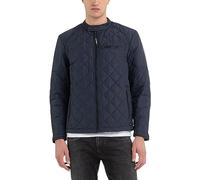 Replay Chaqueta acolchada para hombre, chaqueta de entretiempo sin capucha, azul (Blue 086), S