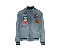 REPLAY Chaqueta vaquera MONTE-CARLO azul claro | XXL