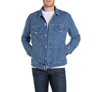 Replay Chaqueta vaquera para hombre, 009 azul medio., XL