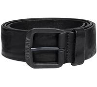 Replay Cinturón de piel para hombre, negro (Black 098), 95 cm