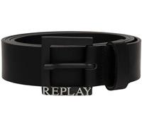 Replay Cinturón de piel para hombre, negro (Black 098), 95 cm