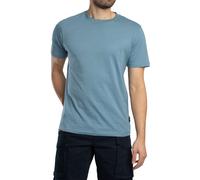 Replay de los hombres Camiseta con logo en el pecho, Azul