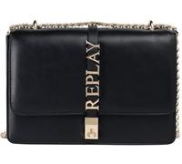 Replay Fw3000, Bolso Bandolera Mujeres, 0099 Sun Black, Mittelgroße