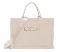 Replay Fw3815, Bolsa de Transporte Mujeres, 0003 Off White, Mittelgroße