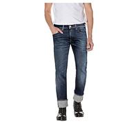 REPLAY Grover Jeans, Azul (007 Dark Blue), 28W x 32L para Hombre