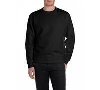 Replay Hombre Sudadera Cepillado Polar - Regular Fit Negro Blanco Azul Gris