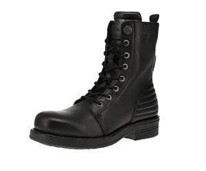 Replay, Horn Battle Leather, Zapatos Botín Anfibio Mujer Moda Casual Cuero