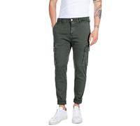 Replay Jaan Jeans, 030 Verde Militar, 33W x 32L Hombres