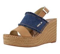 Replay Jess Band, Sandalias con cuña Mujer, 220 Denim, 38 EU