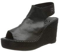 REPLAY Jess-Tyne, Sandalia con talón Mujer, Black 003, 38 EU
