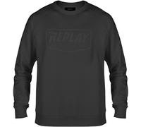 Replay Logo Suéter, negro, tamaño XS para Hombres