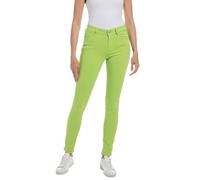 REPLAY Luzien Hyperflex Colour XLite, Jeans para Mujer, Verde (Apple Green 675), 31W / 32L