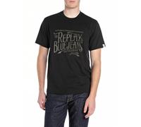 Replay M3042 Camiseta, 098 Negro, XS Hombres