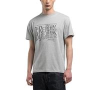 Replay M3042 Camiseta, M08 Light Grey Melange, L Hombres