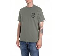Replay M3052 Camiseta, 835 Sage Green, XS Hombres