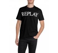 Replay M3099 Camiseta, 098 Negro, M Hombres