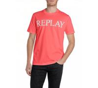 Replay M3099 Camiseta, 556 Poppy Red, S Hombres