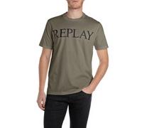Replay M3099 Camiseta, 759 Verde Lodo, S Hombres