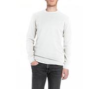 Replay M3101 Camiseta, 011 Blanco Natural, L Hombres