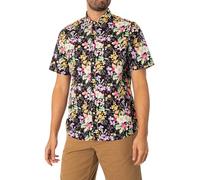 Replay M4122 Camisa, 010 Black & Flowers, XS para Hombre