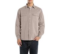 Replay M4147 Camisa, 829 Stone, S Hombres