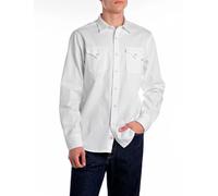 Replay M4860c Camisa, Blanco (001 White), M Hombres