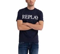 REPLAY M6475, Camiseta Hombre, Azul (Blue 085), M