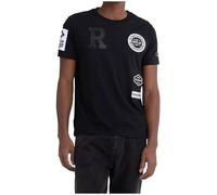 REPLAY M6490, Camiseta Hombre, Negro (Black 098), M