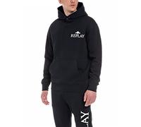 REPLAY M6531, Sudadera Hombre, Negro (Black 098), S