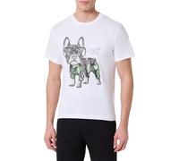 Replay M6677 Camiseta, 001 Blanco, M para Hombre