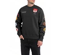 REPLAY M6715, Sudadera Hombre, Negro (Black 098), M