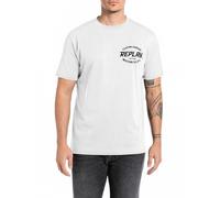 Replay M6874 Camiseta, 011 Natural White, L Hombres