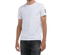 Replay M6948 Camiseta, Blanco (001 White), S Hombres