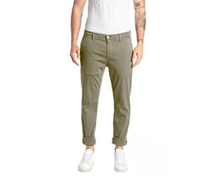 REPLAY M9627L Zeumar Hyperchino Color Xlite Jeans, Light Military 833, 27W / 30L para Hombre
