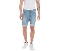REPLAY MA981Y RBJ.901 Shorts Power Stretch, Pantalones cortos vaqueros con Power Stretch para hombre, Azul (Light Blue 010), 36W