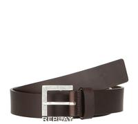 Replay Men's Accessoires 3.5 cm - Cinturón Leder (brown cocoa, 90)